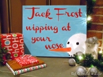 Jack Frost Nipping at Your Nose Christmas Carol art @ BandBBuildALife.com