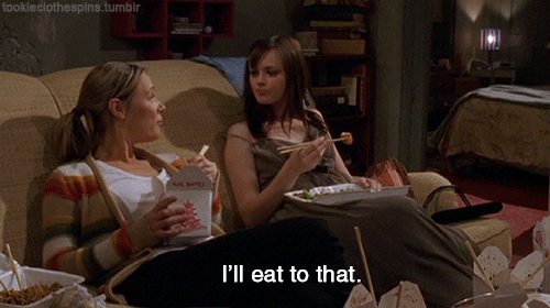 Gilmore Girls I'll Eat to That Pizza Gif